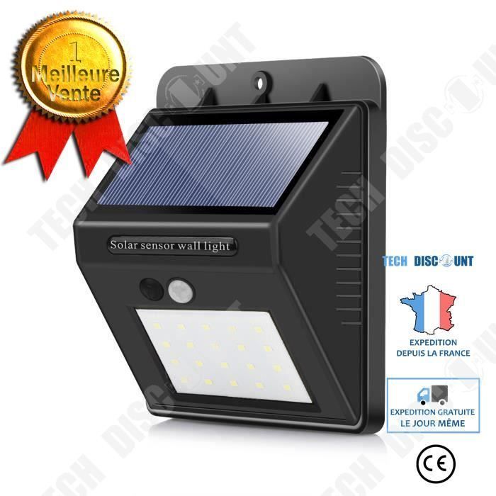TD® LED Waterproof Outdoor Lighting 20-LED Security Light Solar Outdoor Wall Light for Garden Terrace