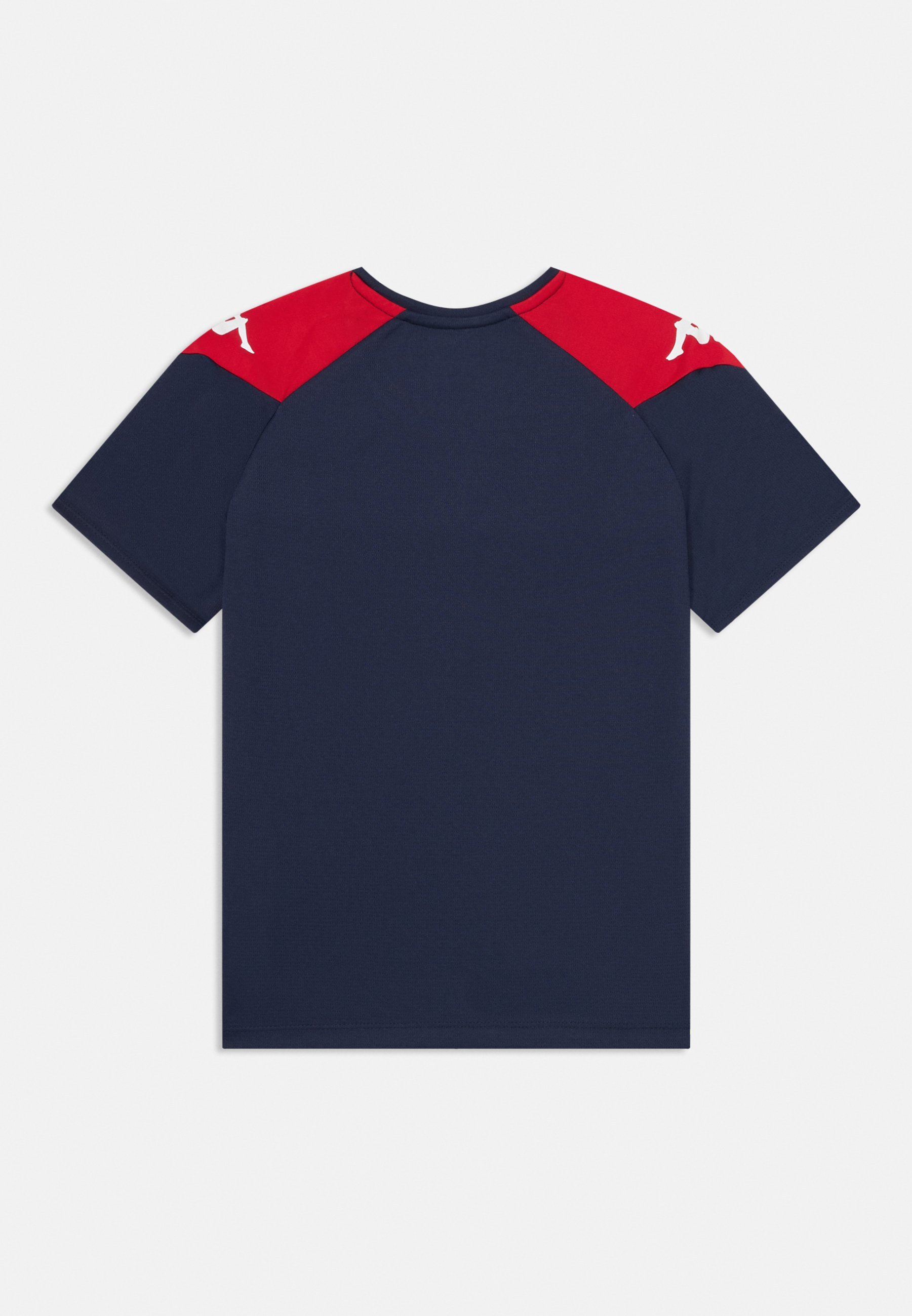 Kappa LORETO UNISEX - Sport T-shirt - marineblauw/rood