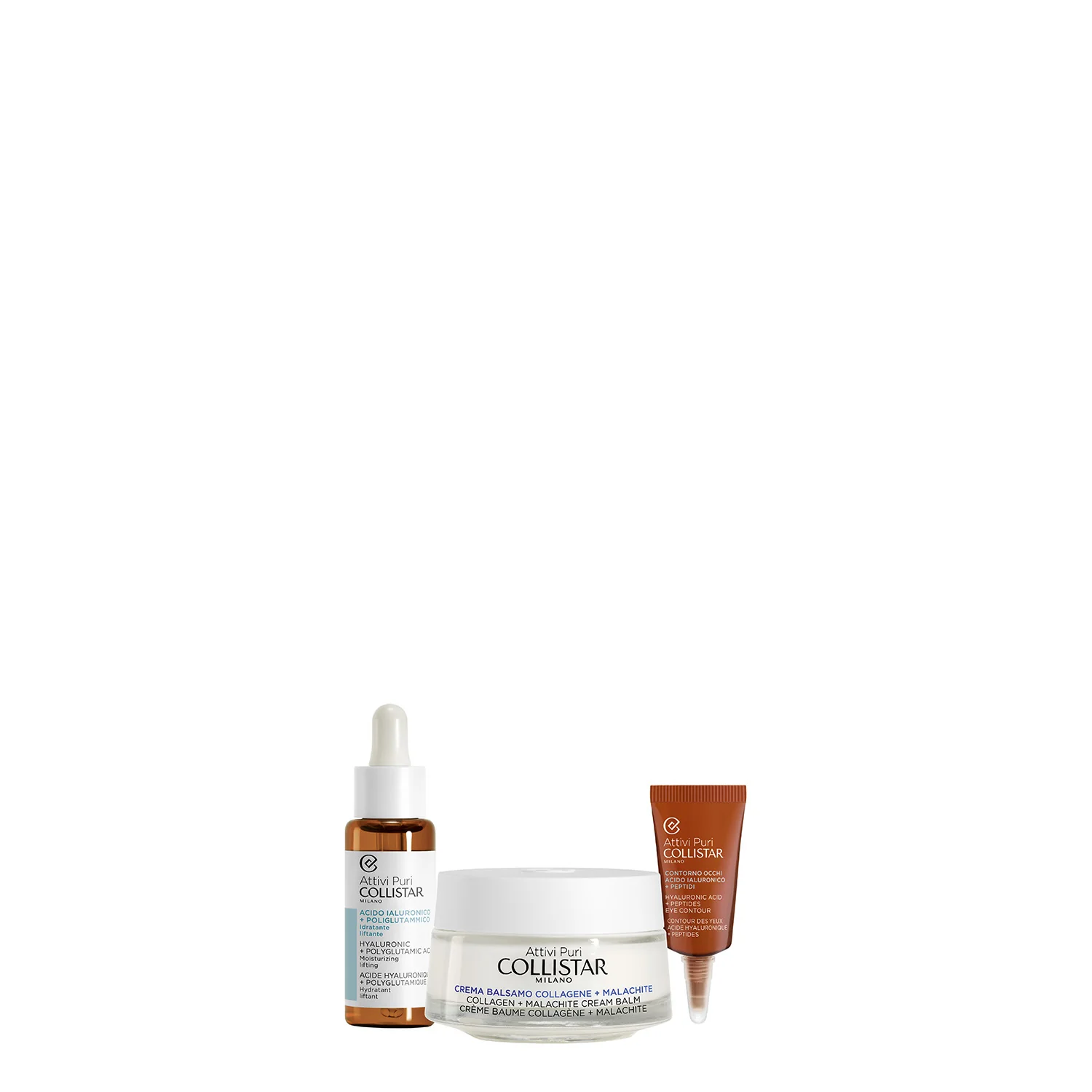 Attivi Puri Cofanetto Crema Balsamo Collagene + Malachite - Cofanetto Antirughe, Cofanetto Idratante, Tratt.viso 24 ore antirughe