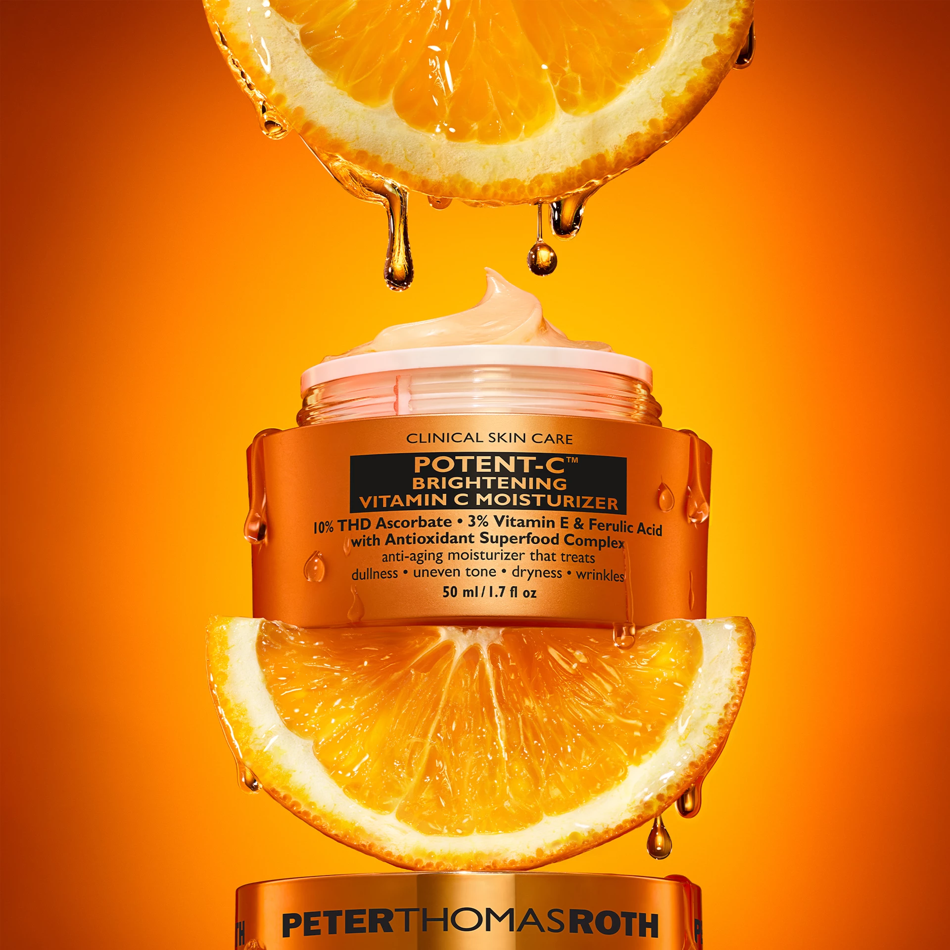 Potent-C™ dnevna krema za posvjetljivanje kože s vitaminom C 50 ml - Peter Thomas Roth