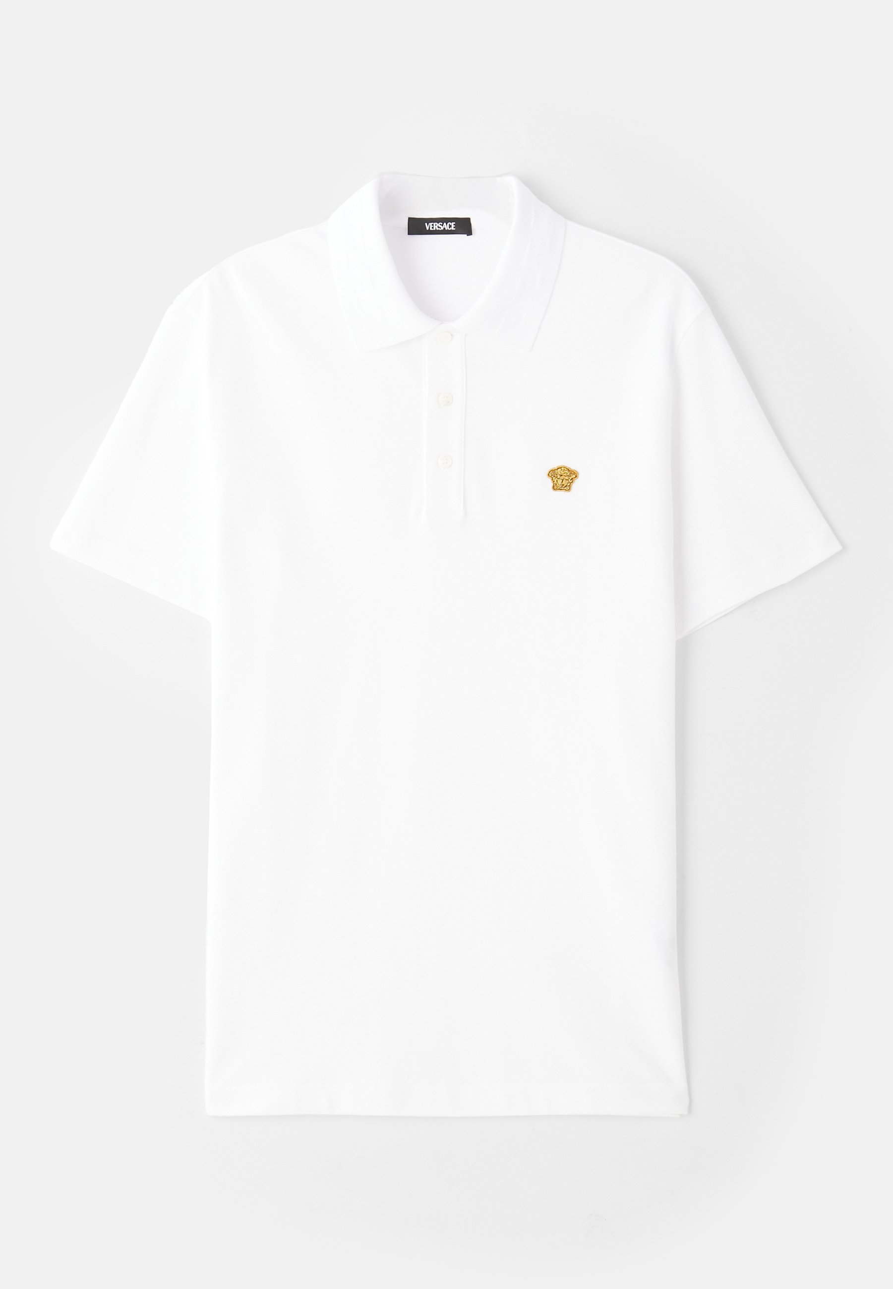 Versace MEDUSA - Poloshirt - optisch wit