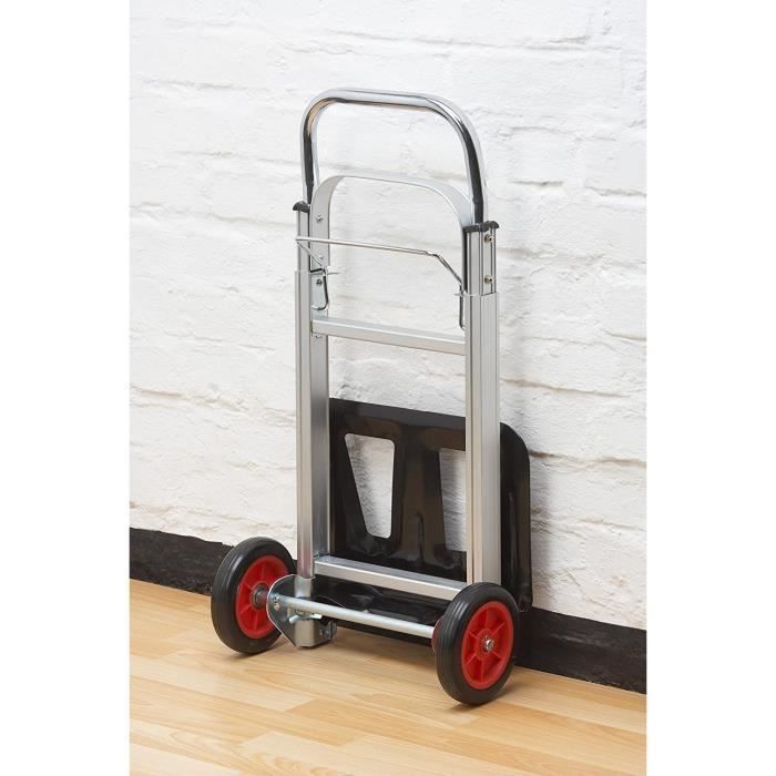 Carrello a mano pieghevole in alluminio Meister da 90 kg