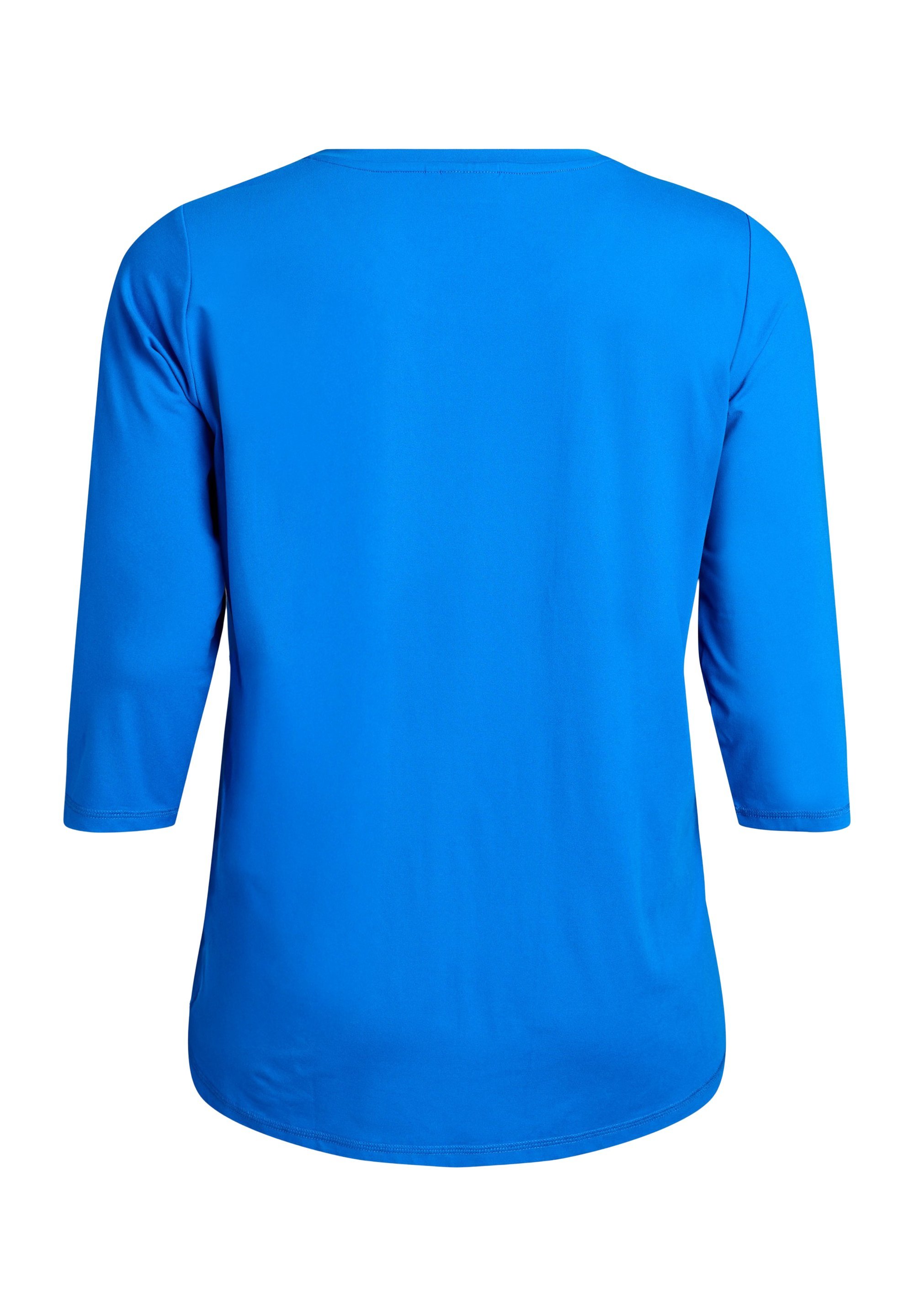 Active by Zizzi TRAINING MIT 3/4-ÄRMELN - Langarmshirt - Prinzessinnenblau