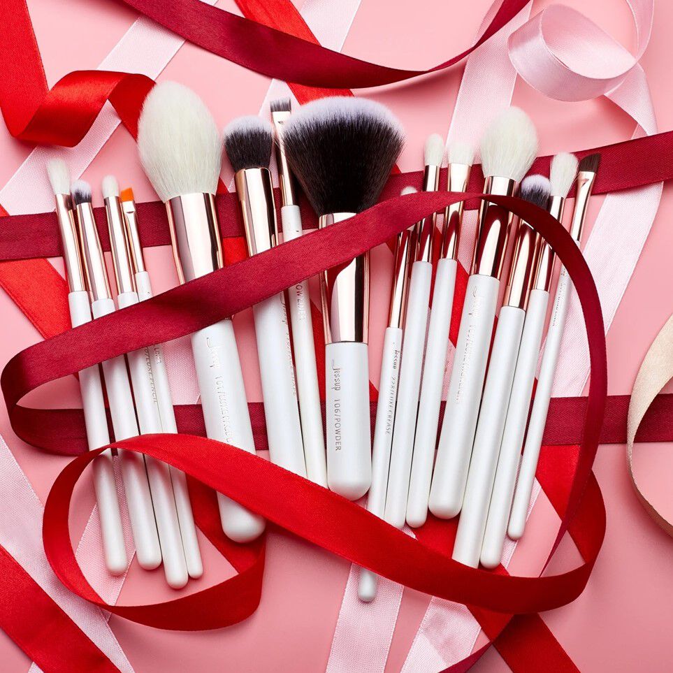 Ensemble de pinceaux de maquillage individuels Jessup
