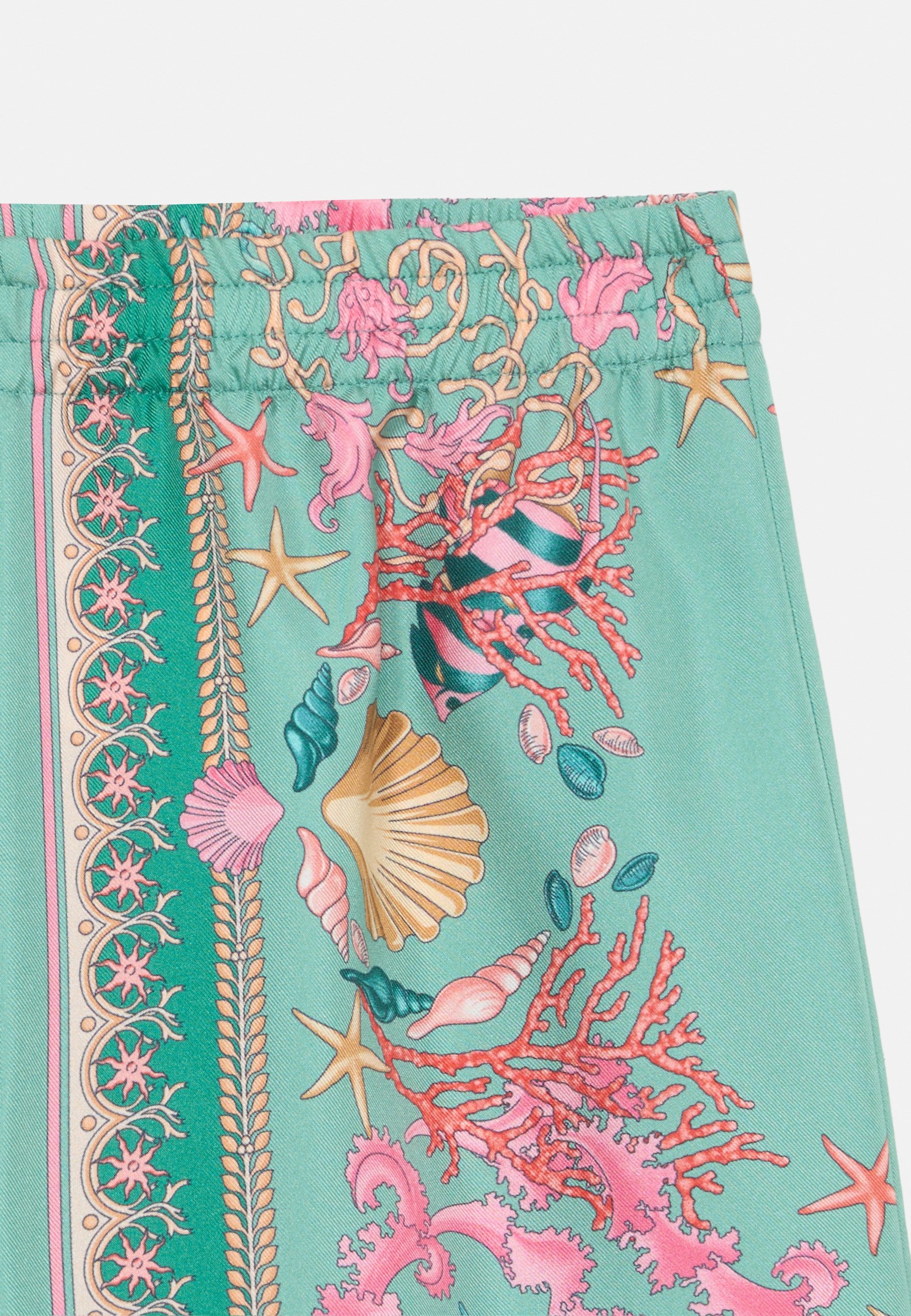 Versace UNDERWATER BAROCCO KIDS UNISEX - Pantaloncini - verde mare/multicolore
