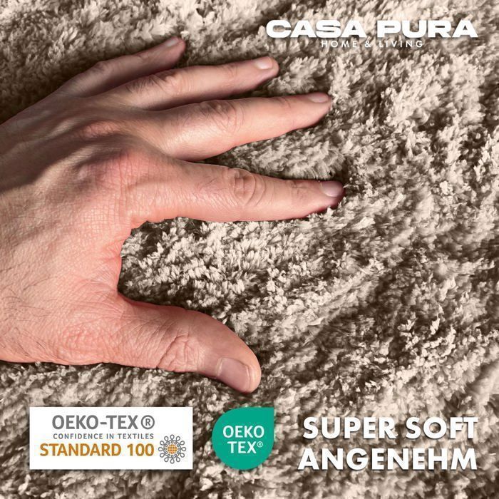 Tapete de banho Sky Uni bege creme, 70 x 120 cm