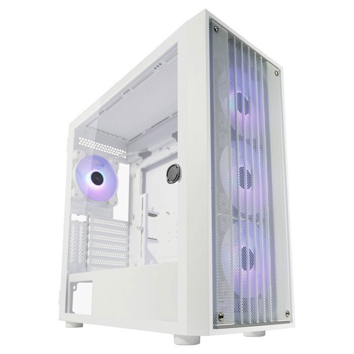 Boîtier PC Gamer - LC-POWER - Gaming 810W - 4 ventilateurs ARGB - Panneau en verre trempé - Compatibilité étendue -  ATX
