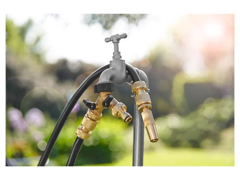 PARKSIDE® Zestaw irrigação com conexão com latão lub distrybutor latão bidirecional