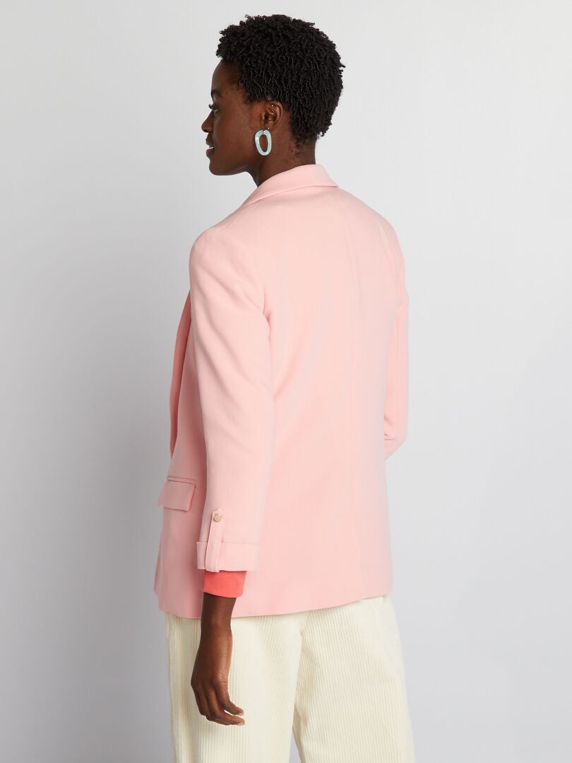 3/4-Ärmel-Blazerjacke - PINK