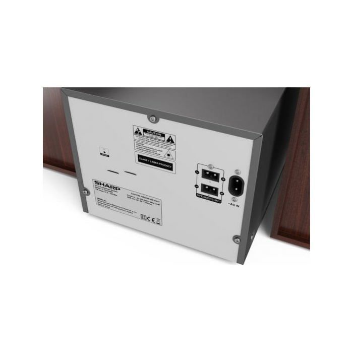 Chaîne Hi-Fi - SHARP - XL-B512(BR) - 45 W - Bluetooth - USB - CD