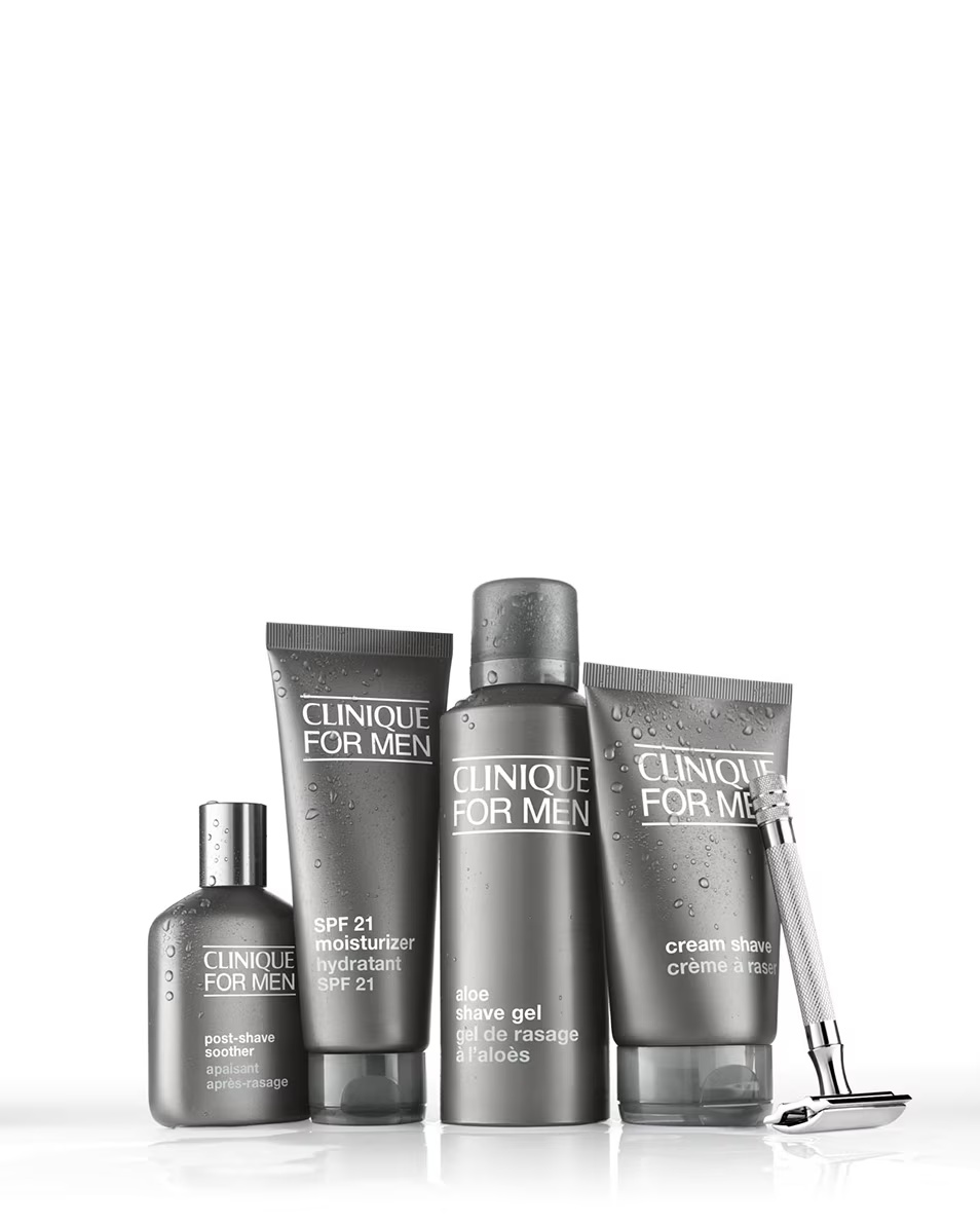 CLINIQUE CLINIQUE FOR MEN™ KRĒMA SKŪŠANĀS KRĒMS - NOMIERINA UN NOVĒRŠ GRIEZUMUS