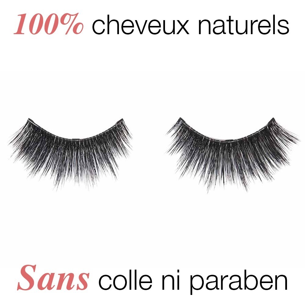 Ardell Faux-cils magnétiques simple frange Faux Mink 3D n°854