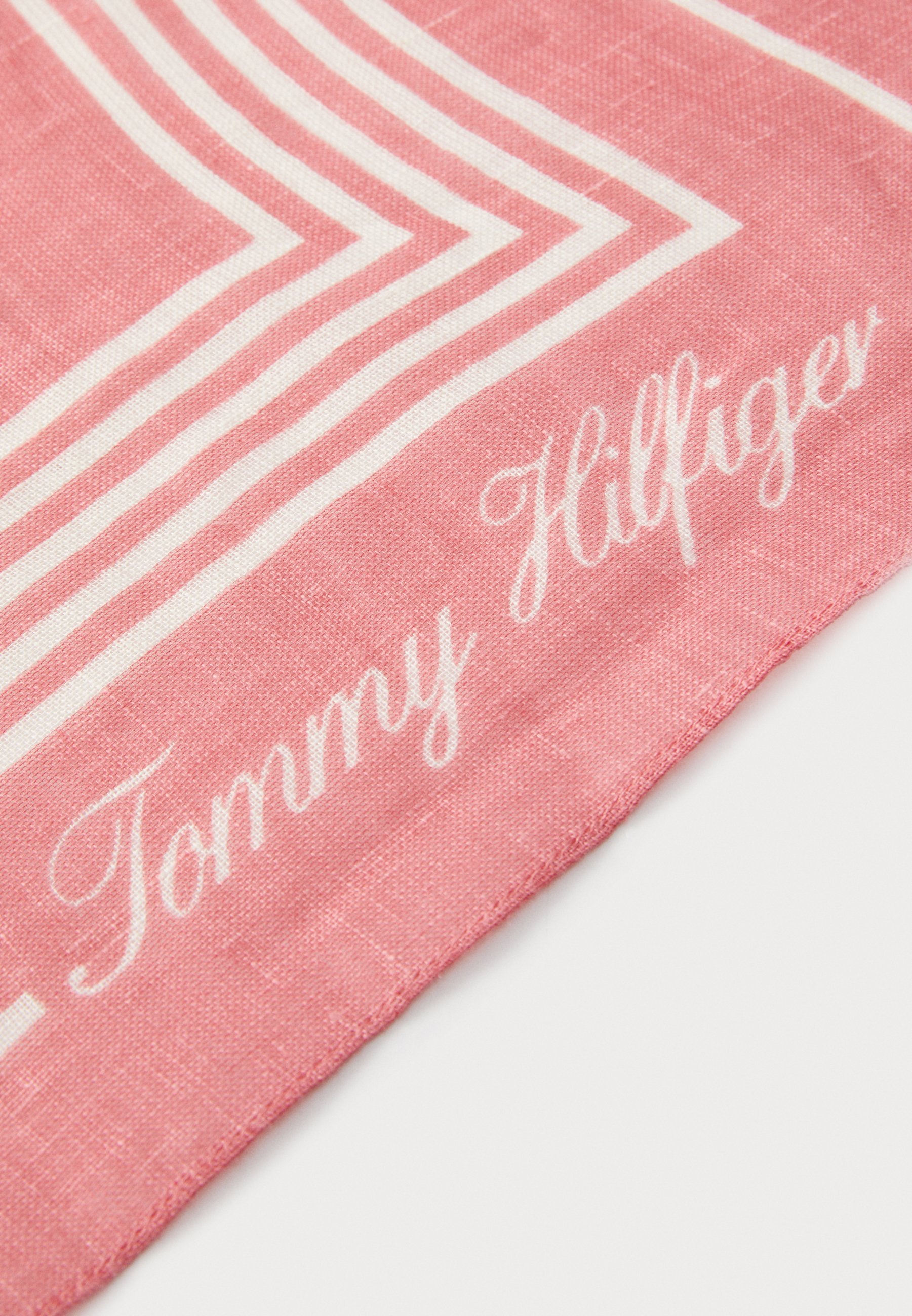 Tommy Hilfiger SUMMER SQUARE - Šál - praná čerešňa