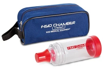 FISIOCHAMBER FisioChamber Vision Plus antistatische Inhalationskammer mit Mundstück