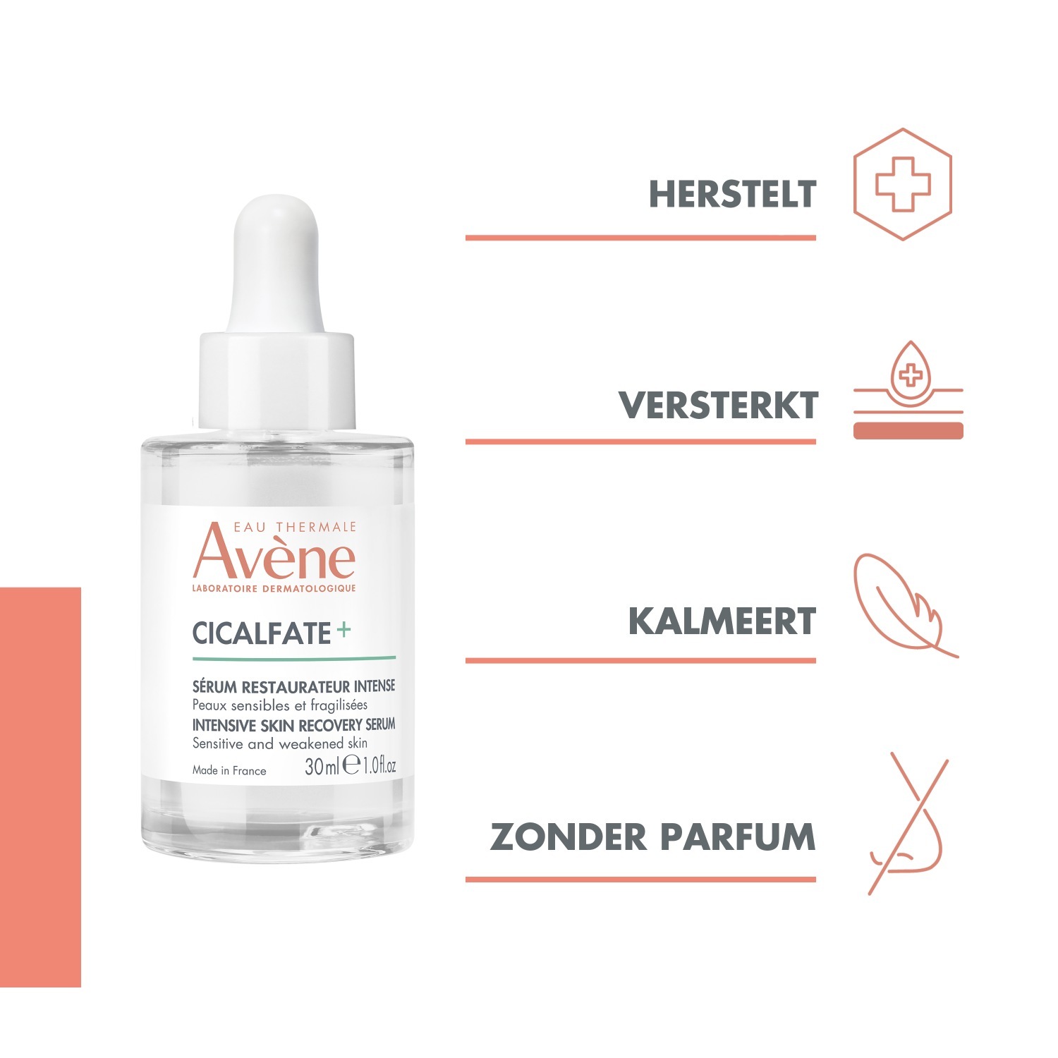 Avène vlažilni serum Cicalfate + intenzivni regeneracijski serum za kožo - 30 ml