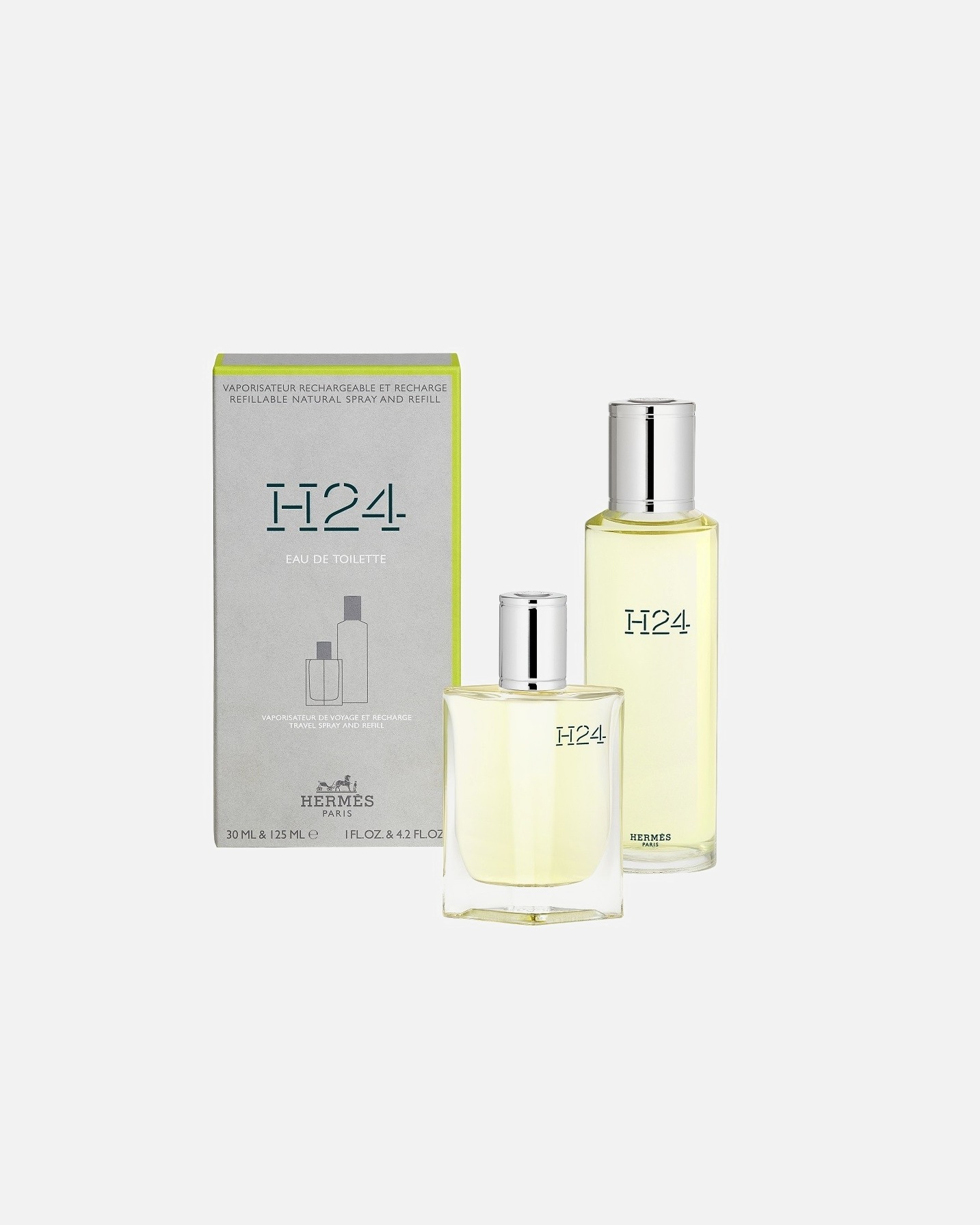 HERMÈS Set dišav H24 toaletna voda in polnilo – 155 ml