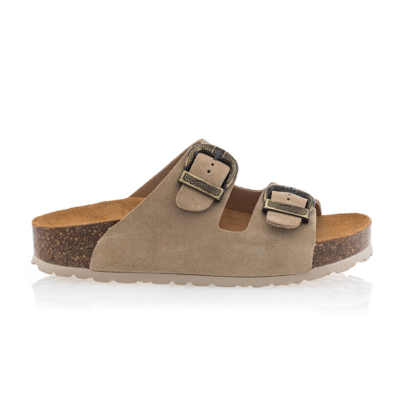 Beige sandaler / åben tå sko til kvinder