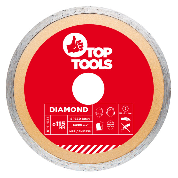 Tarcza diamentowa 115x22.2mm Top Tools 61H355