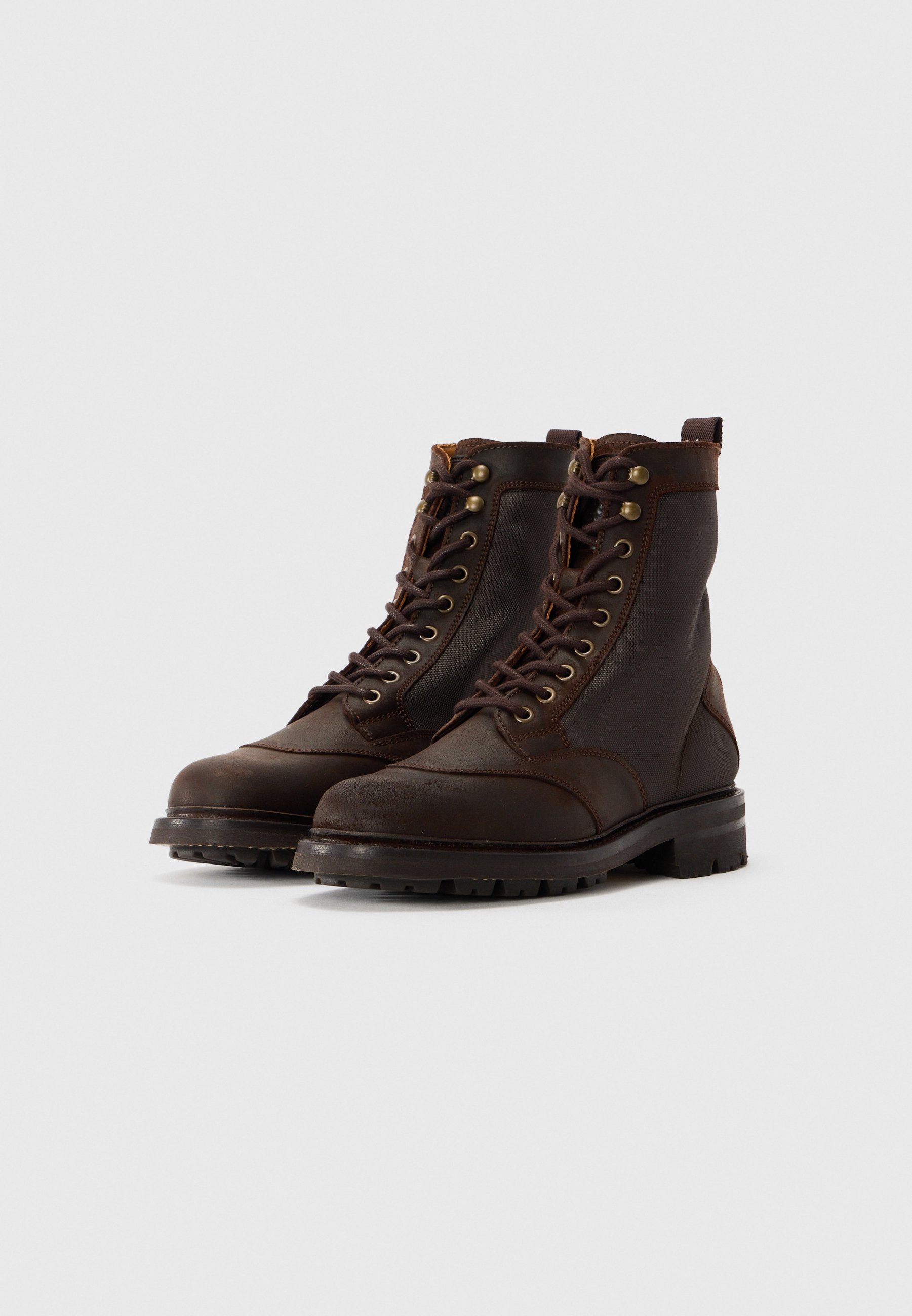 Belstaff CAMPBELL - Enkellaarsjes met vetersluiting - vervaagde olijfgroen