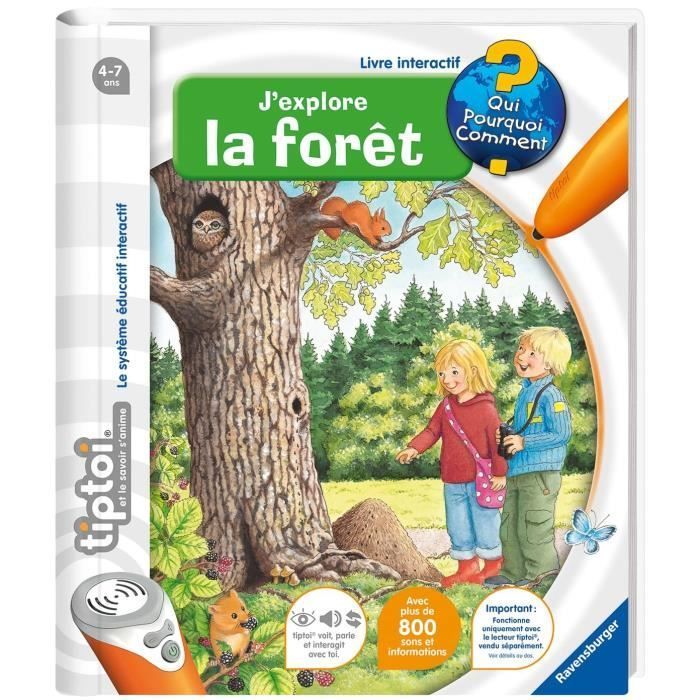 tiptoi®, Interaktiv bog, Jeg opdager skoven, Fra 4 år, 13099005, Ravensburger