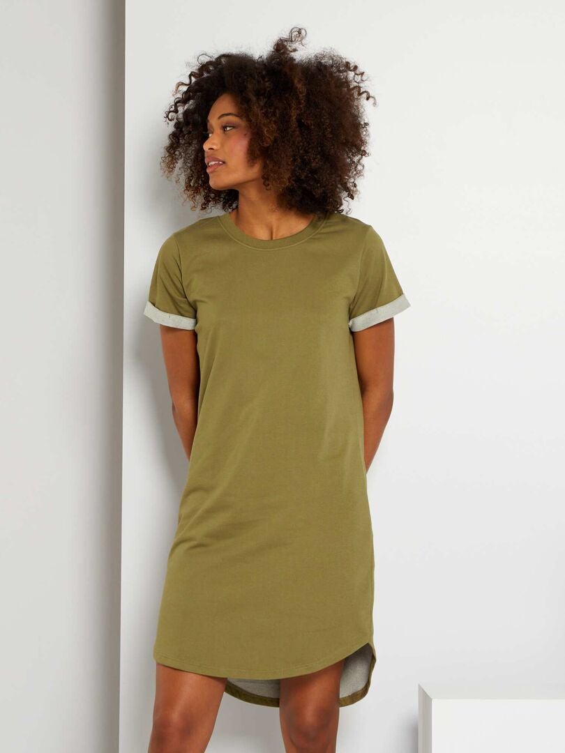 'JDY' Sweatshirtjurk - KHAKI