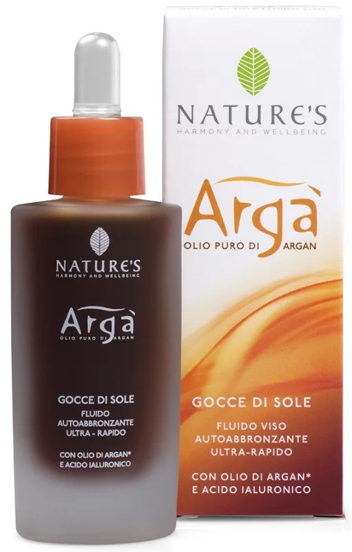 NATURE'S Nature's Argà Sun Drops Selbstbräunungsfluid 30 ml für einen ebenmäßigen Teint