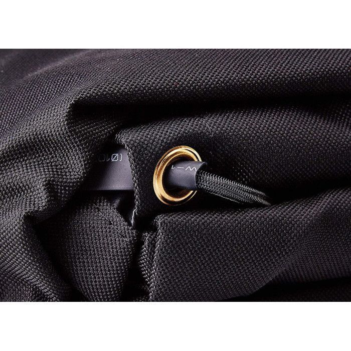 Anhängerabdeckung - PERALINE - 160 x 120 x 8 cm - Farbe: Schwarz - Wetterschutz - Ideal für Anhänger