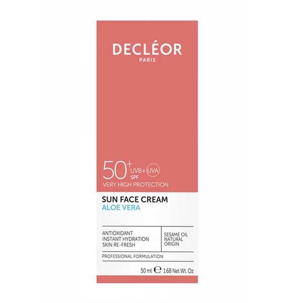 Decleor - Protetor Solar Facial Decleor FPS 50+ com Aloe Vera 50ml