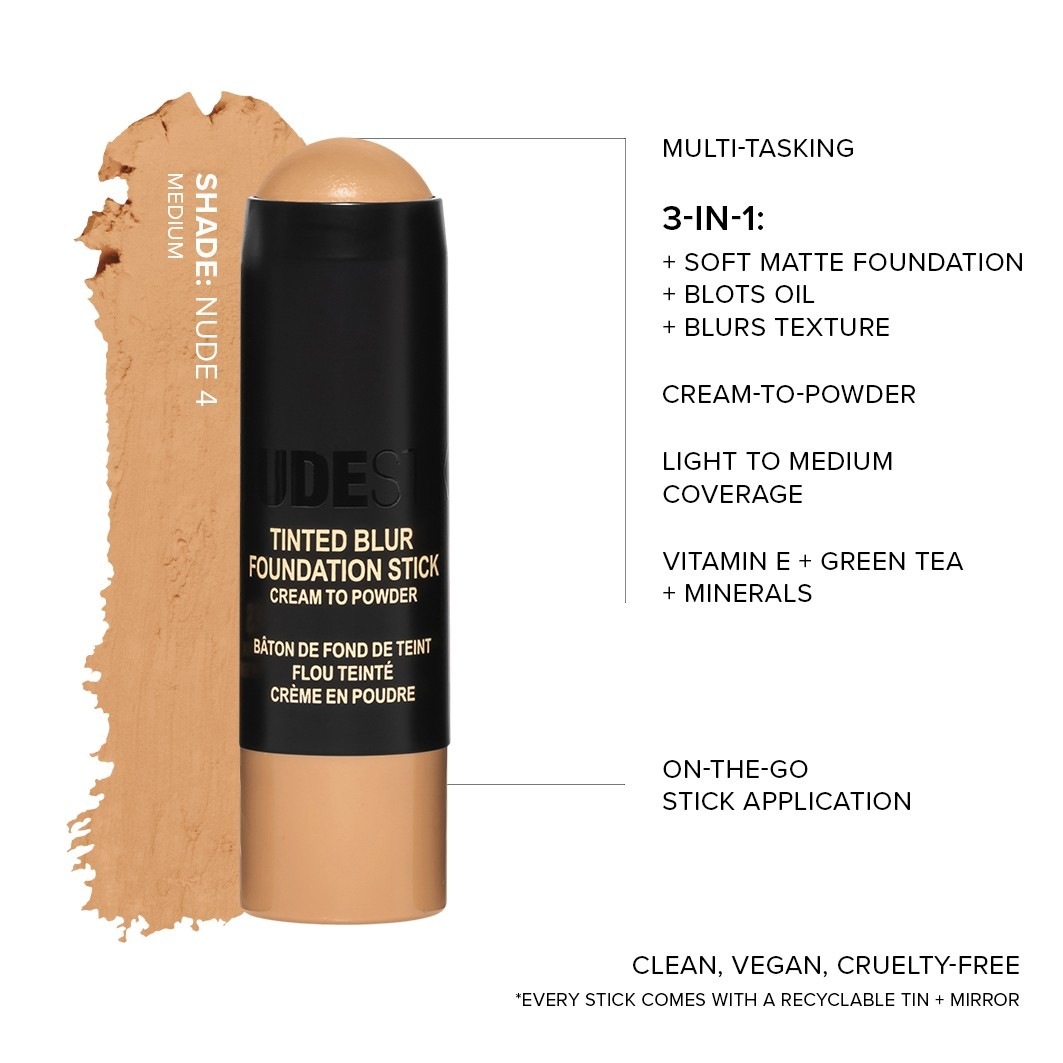Tónovaná tyčinka na rozjasňovanie make-upu Nudestix - 6,12 g