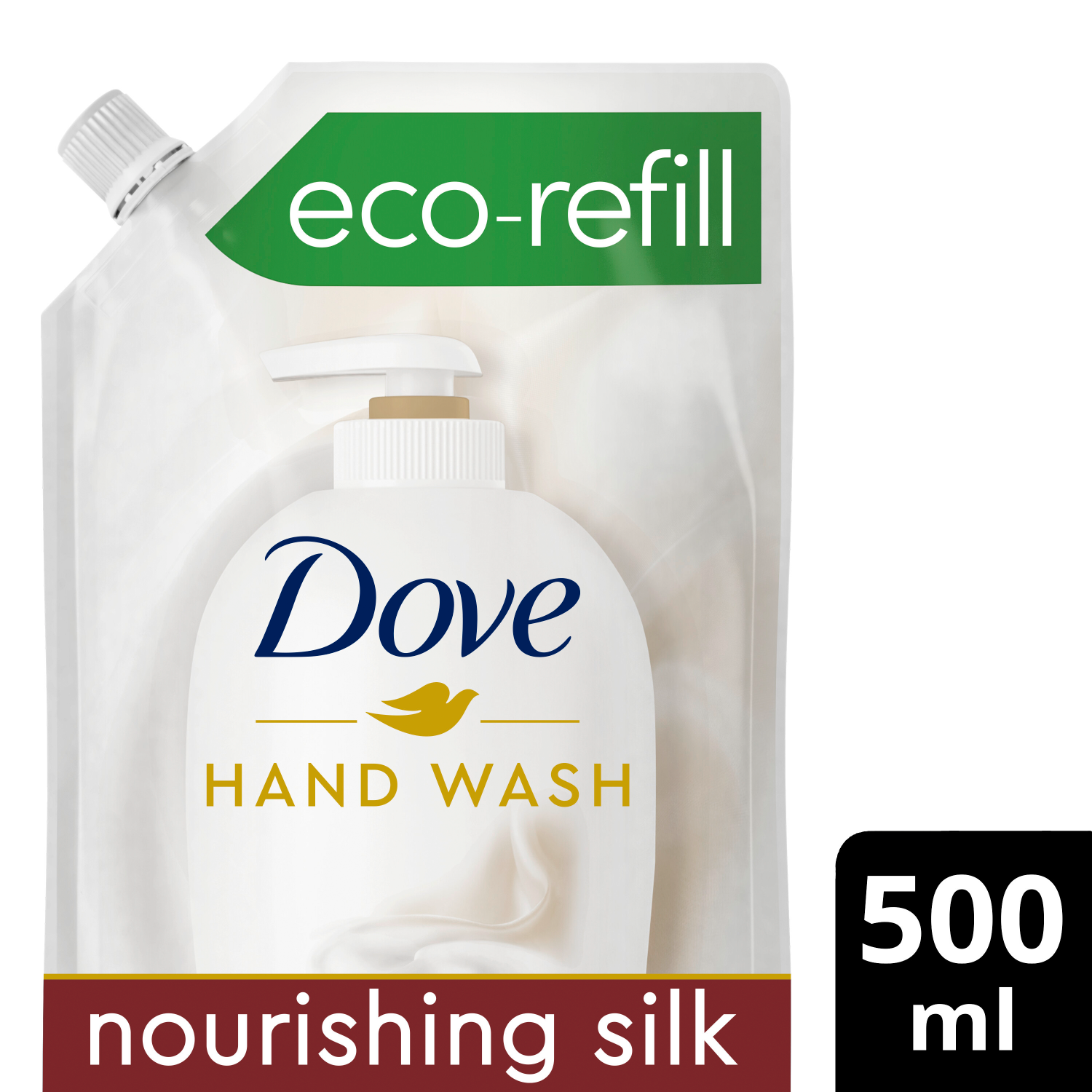 Ricarica di sapone liquido Dove Fine Silk da 500 ml