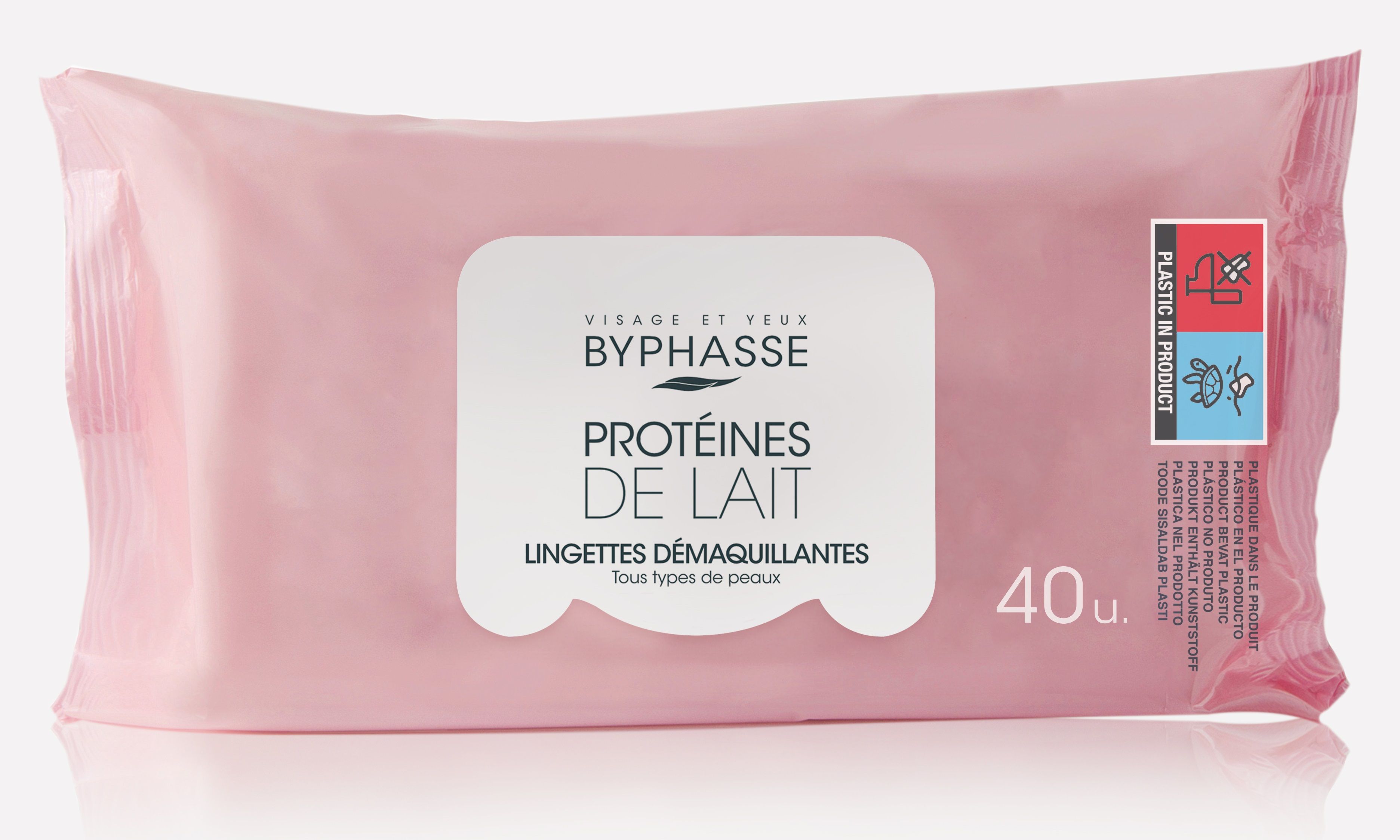 Odličovacie obrúsky s mliečnymi proteínmi Čistenie tváre