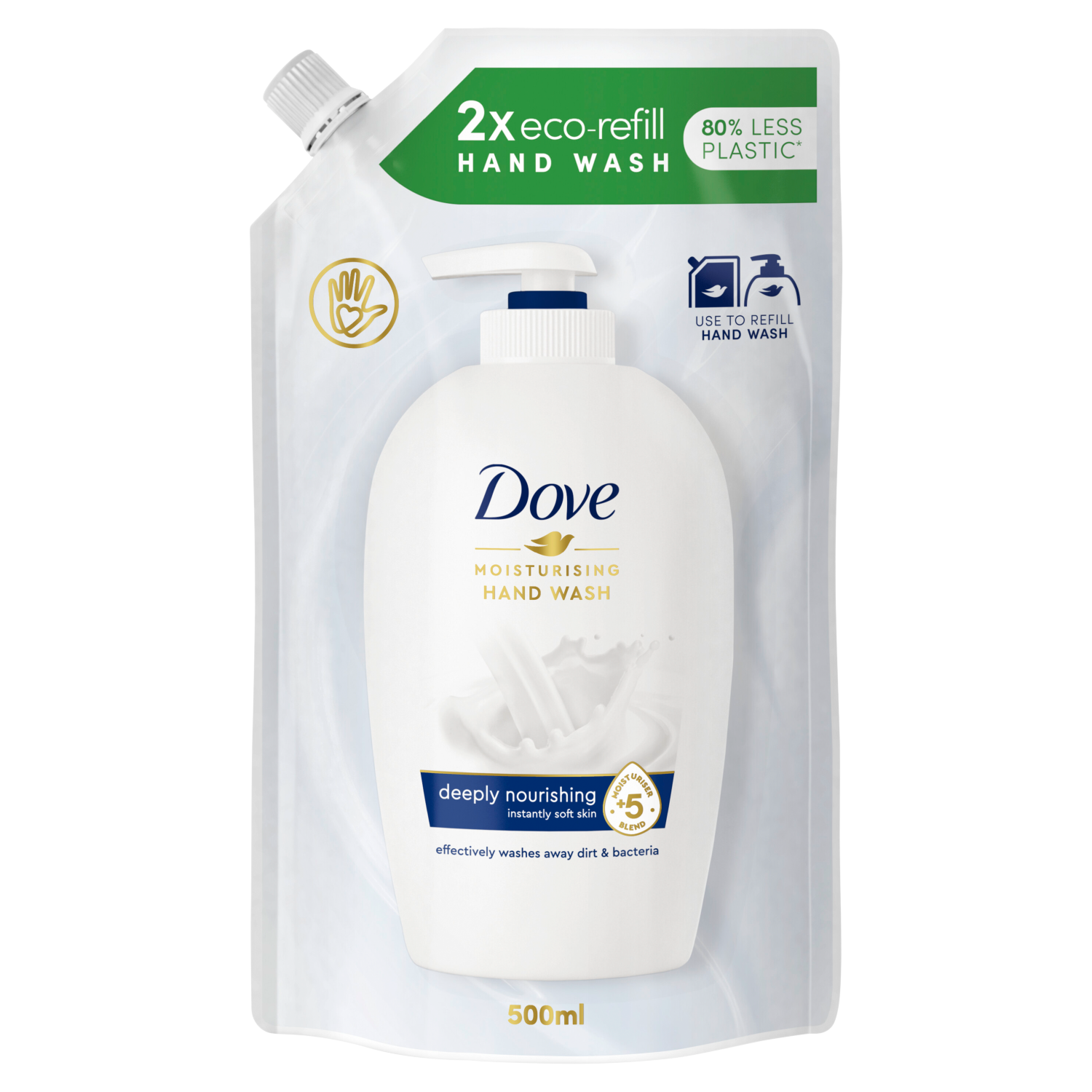 Ricarica di sapone liquido Dove da 500 ml