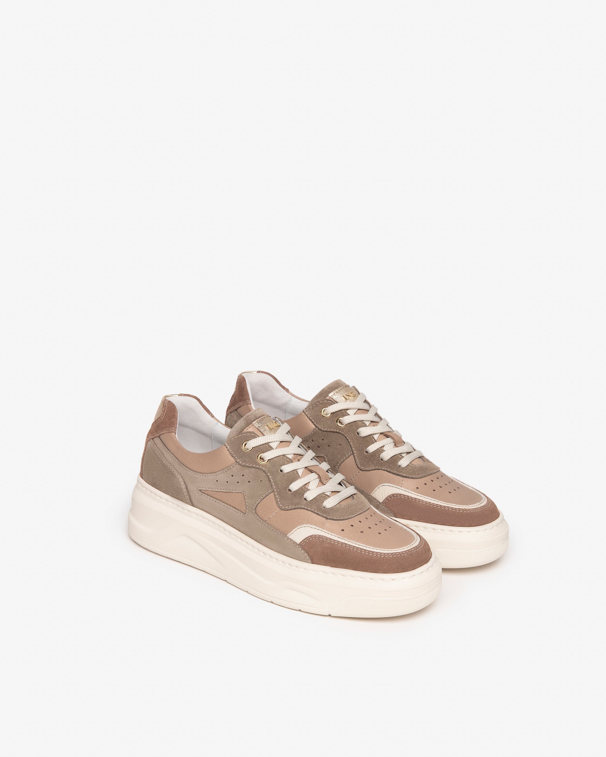 Sneakers Donna in Camoscio e Pelle