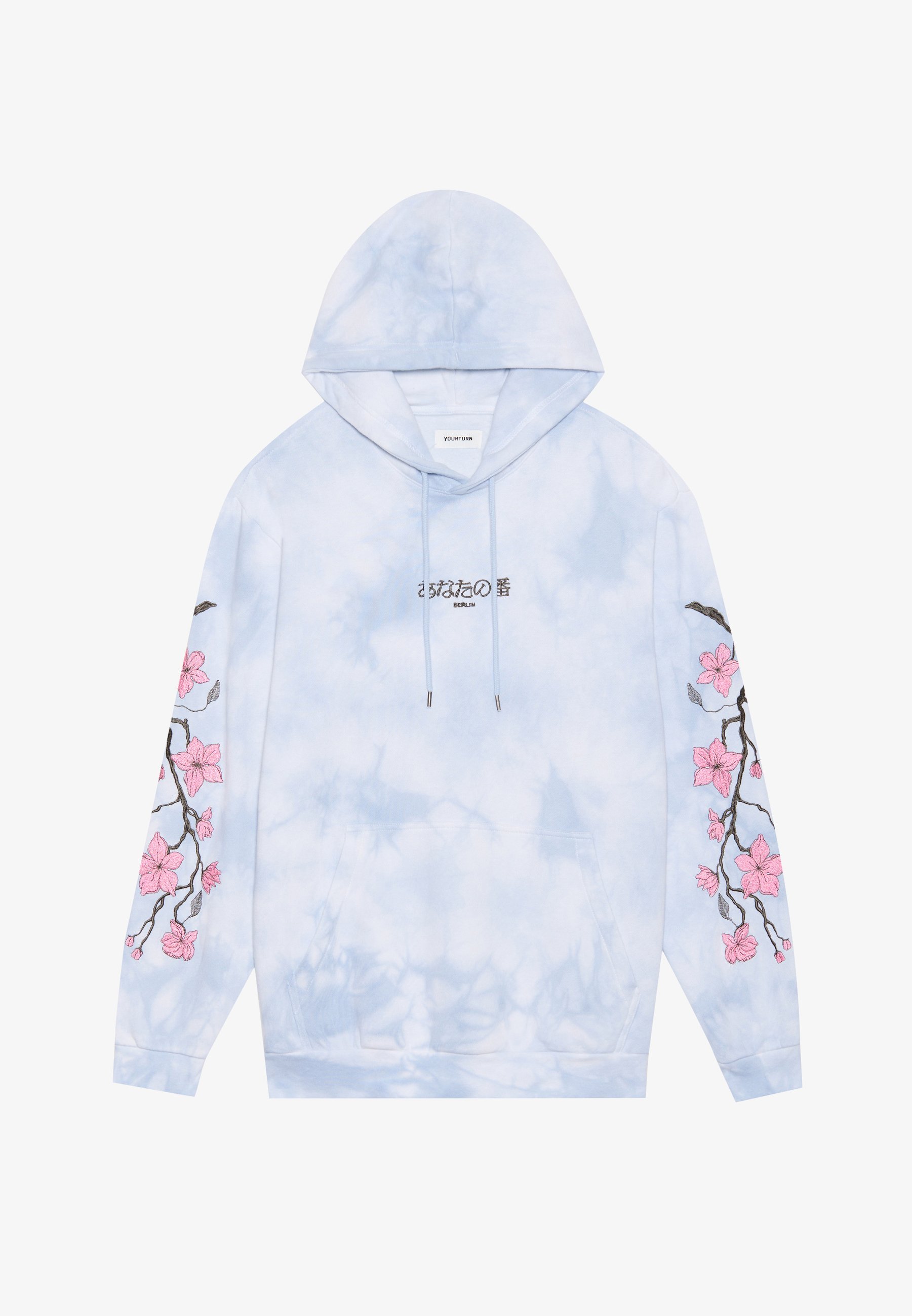 Felpa con cappuccio YOURTURN UNISEX - blu