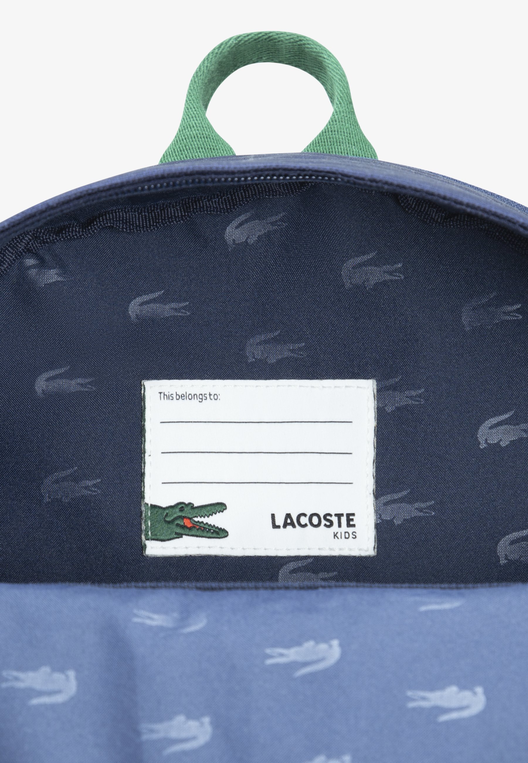 Lacoste CORE SOLID - Zaino scolastico - colore blu navy