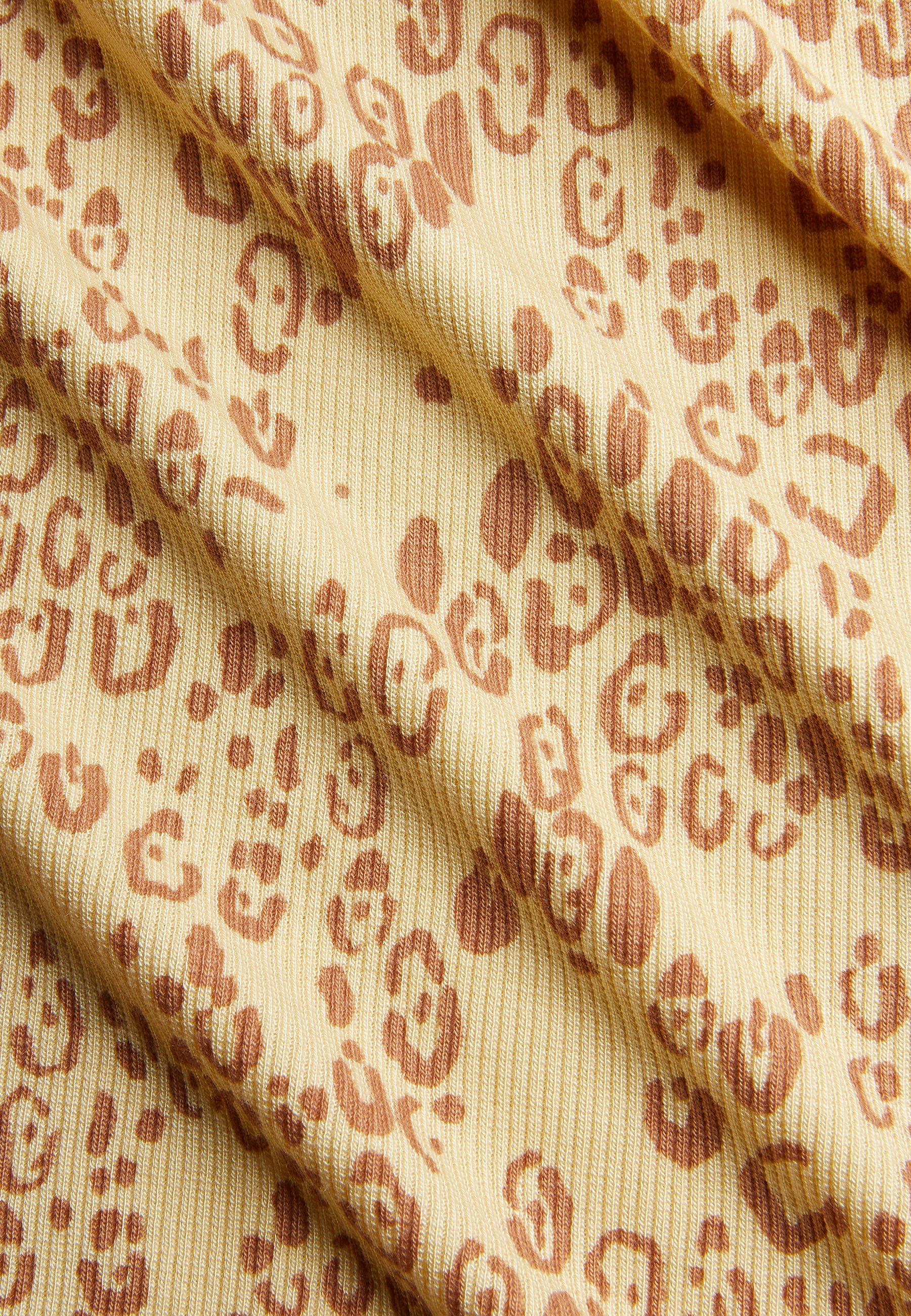Mini Rodini LEOPARD TEE UNISEX - T-shirt met print - beige