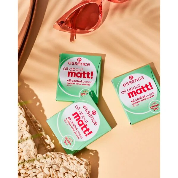 Essence All About Matt! Upijajući papir za kontrolu oil Control<br>50 komada