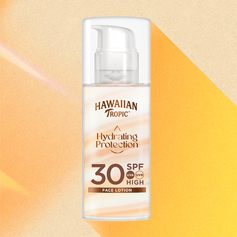 Loção facial hidratante protetora Hawaiian Tropic FPS 30