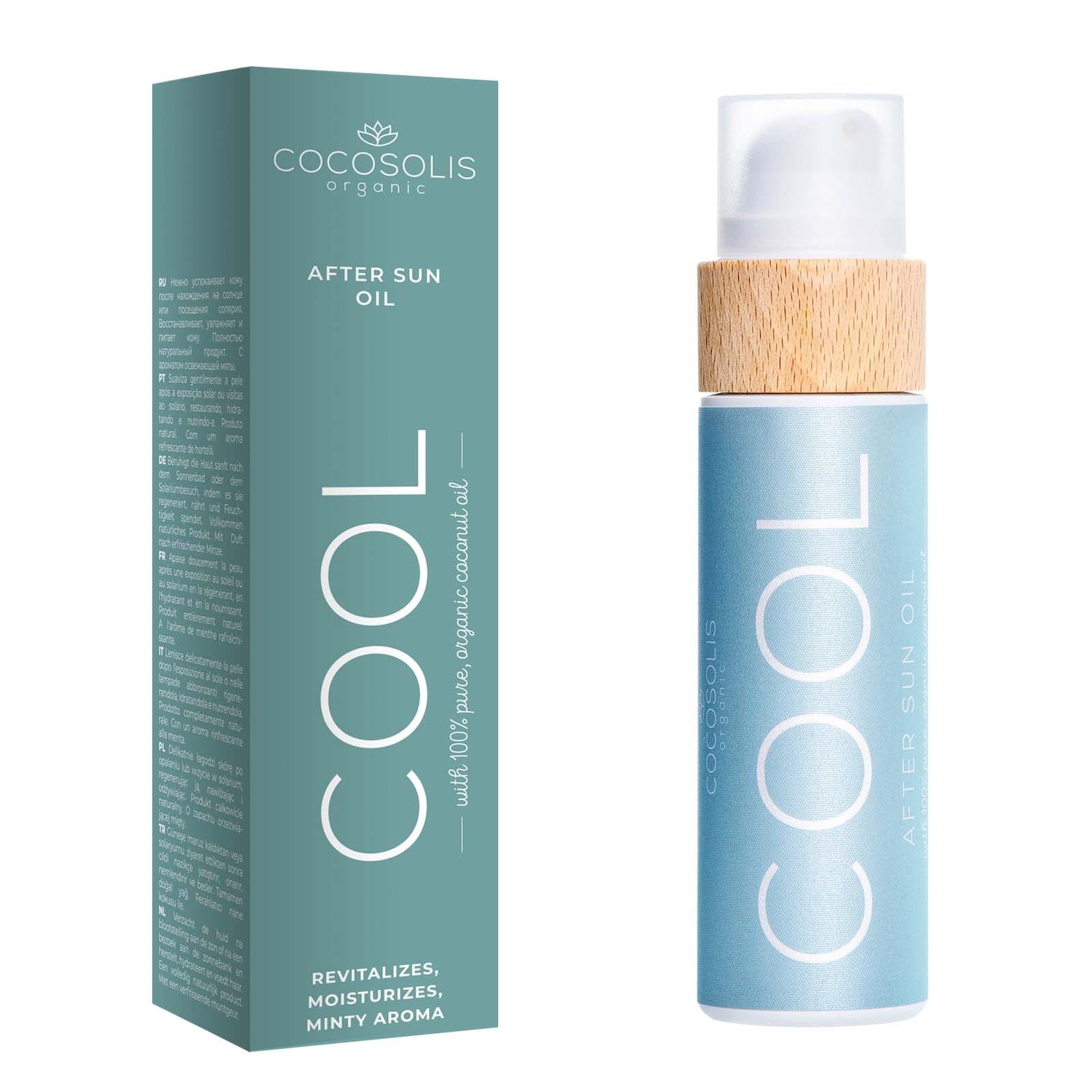 Cocosolis telový olej po opaľovaní COOL po opaľovaní - 200 ml