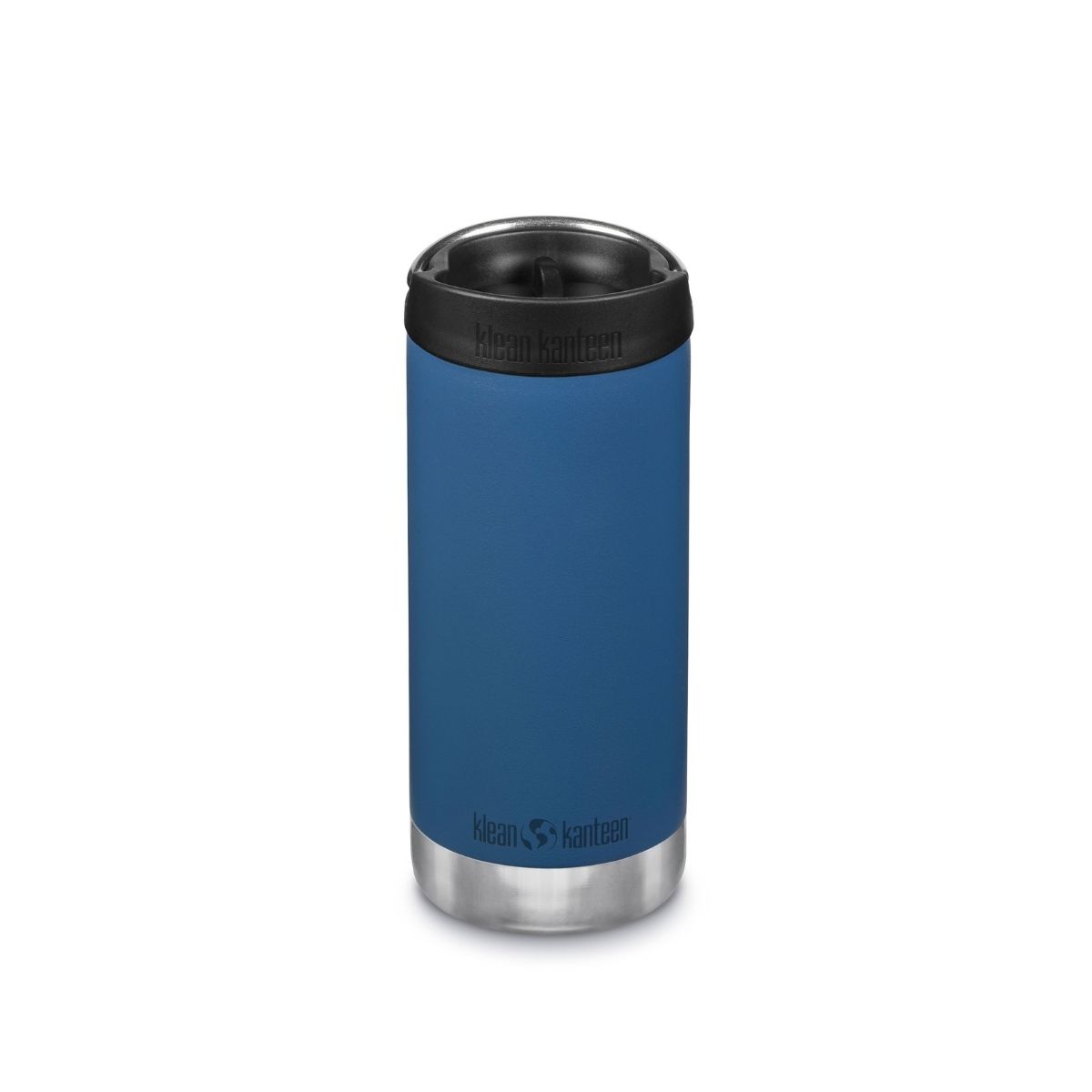 Sticlă termică lată Klean Kanteen, 355 ml, cu capac și dop pentru cafea
