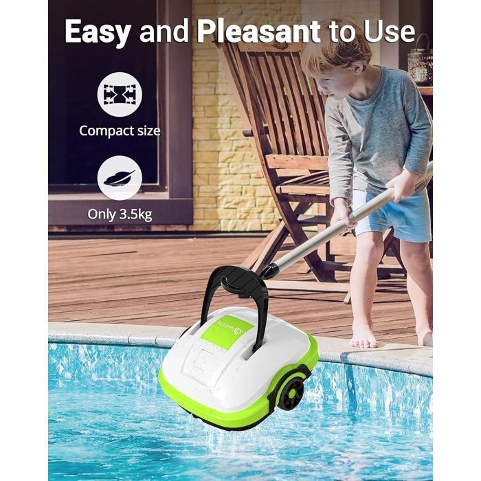 Robot de Piscine Sans Fil Osprey 200, Nettoyage Automatique 50 min, Filtration 180 microns, Batterie Rechargeable, Compatible...