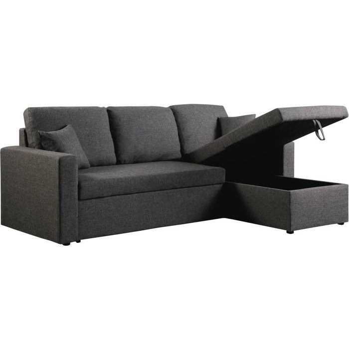 Canapé d'angle convertible/ réversible avec coffre 