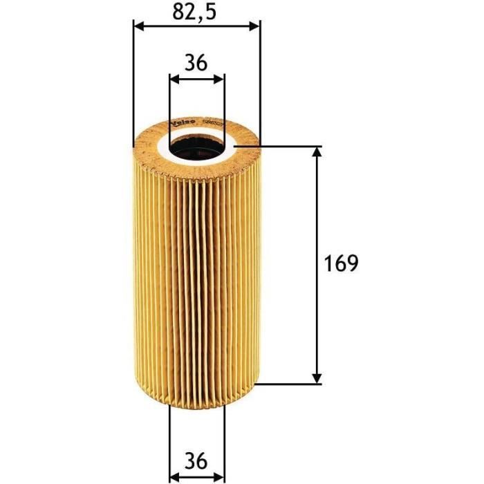 Oil filter - VALEO - 586521 - FLT HUI MERC C-KLASSE C 220 D MERC