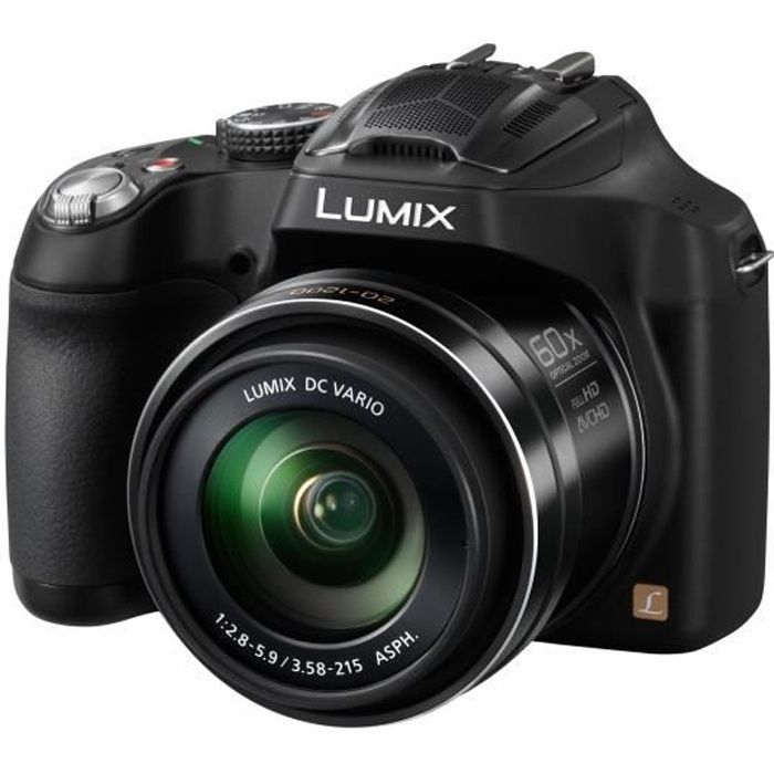 Digitale camera - PANASONIC - Lumix DMC-FZ72 - 16,1 MP - 60x optische zoom - POWER OIS-stabilisatie