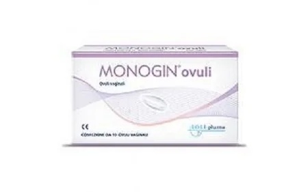 LO.LI.PHARMA Monogin Traitement de la vulvovaginite 10 œufs vaginaux