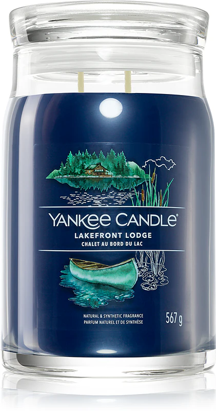 Vela aromática exclusiva Lakefront Lodge da Yankee Candle