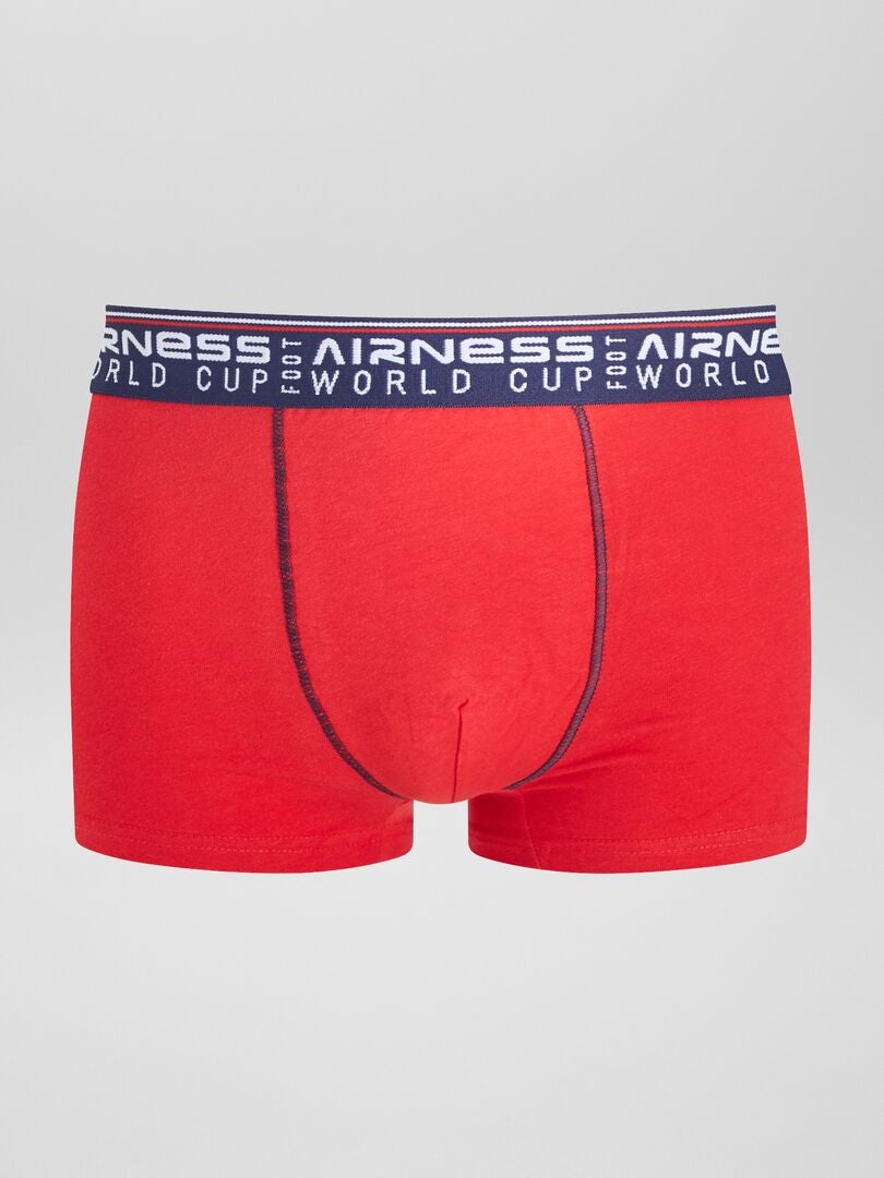 Zestaw 3 bokserek „Airness” – CZERWONE