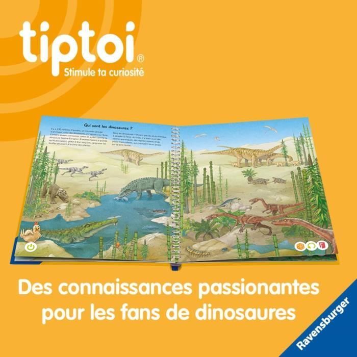 tiptoi®, Libro interactivo, Descubro los dinosaurios, Para mayores de 4 años, 13099013, Ravensburger