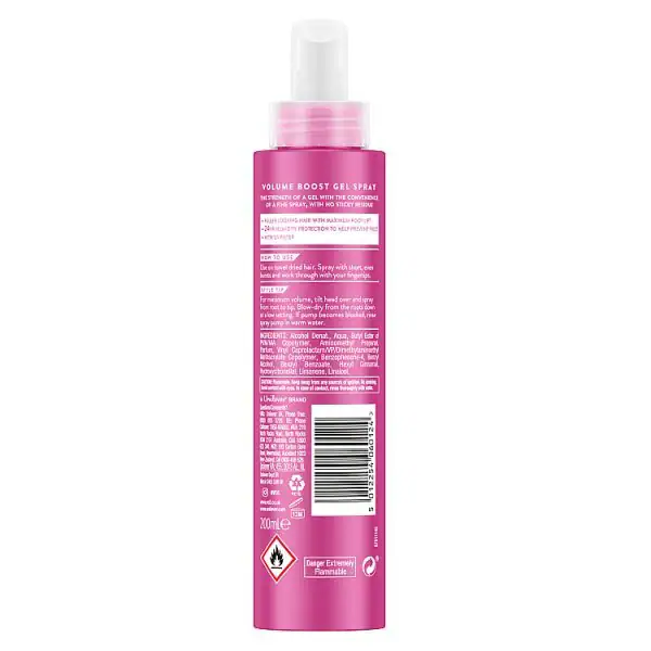 Vo5 Volumen-Boost-Gel-Spray für ganztägigen Halt, 200 ml