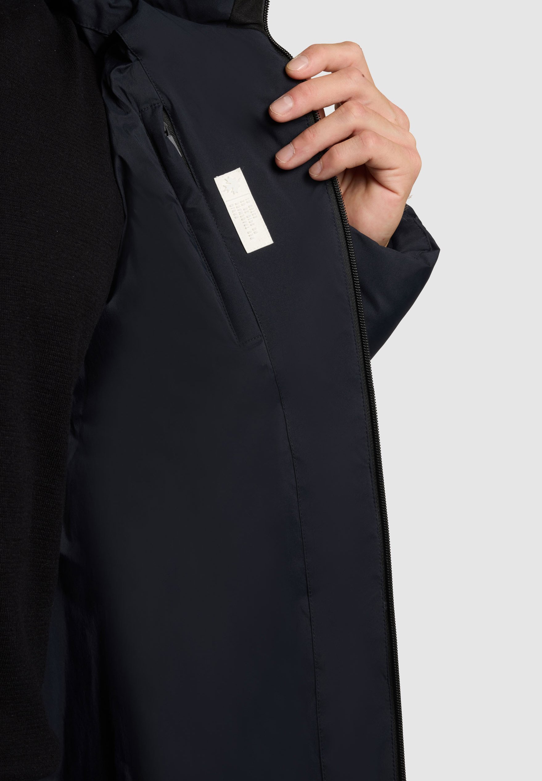 khujo CAIUS3 - Cappotto invernale - blu porto